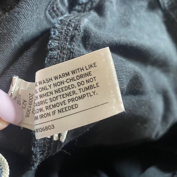 Duluth Trading Black Flex Fire Hose Relaxed Straight Leg Work Pants Sz 36x30 - Picture 7 of 9